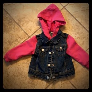*SALE!* Denim and Pink Girls’ Jacket